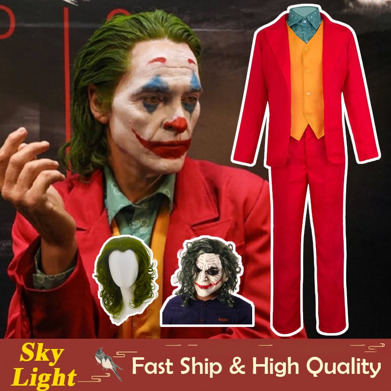 ชุดคอสเพลย์โจ๊กเกอร์ Suicide Squad The Joker สีส้ม เหมาะกับปาร์ตี้ฮาโลวีน สําหรับผู้ชาย และผู้ใหญ่