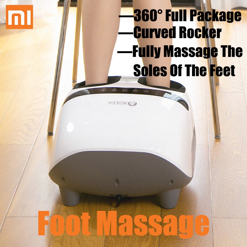 จัดส่งแบบส่วนตัว Xiaomi XGEEK F3 เครื่องนวดเท้า นวดฝ่าเท้า นวดเท้า อุ่นฝ่าเท้า ถุงลมนิรภัย 360° การกดจุด Foot Massage