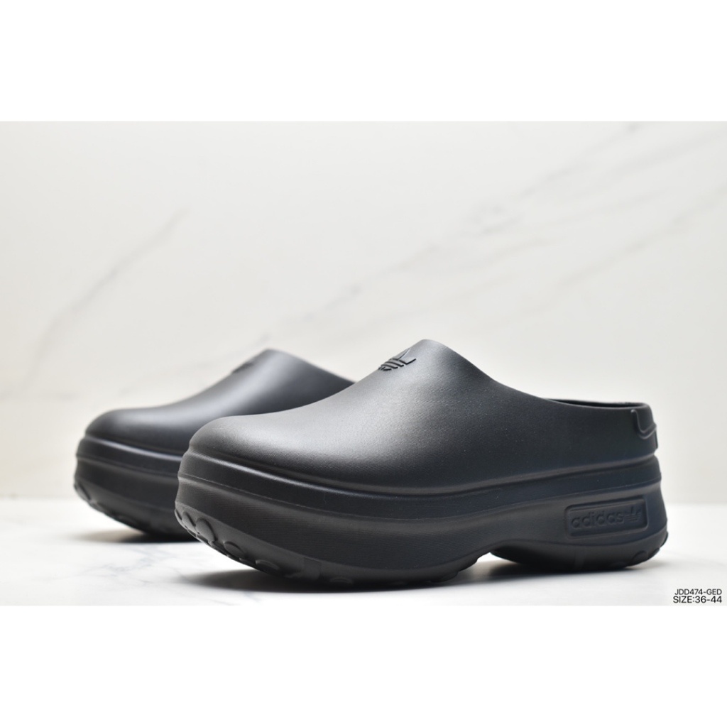 New Authentic Adidas Adifom Stan Smith Platform MuleSand Black Unisex แฟชั่นรองเท้าแตะสบาย ๆHot sales