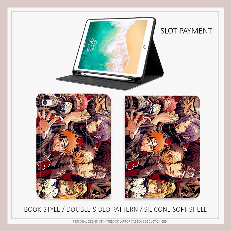 เคส ลายการ์ตูนนารูโตะ พร้อมช่องใส่ปากกา สําหรับ ipad mini 1 2 3 4 5 air1 2 3 4 5 ipad gen10 2022 pro11 2017 2018 air7  gen11 mini7 - รูปที่ 3