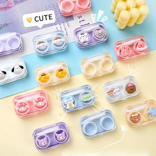 C28 กล่องเก็บคอนแทคเลนส์ ลายการ์ตูนน่ารัก พร้อมส่ง