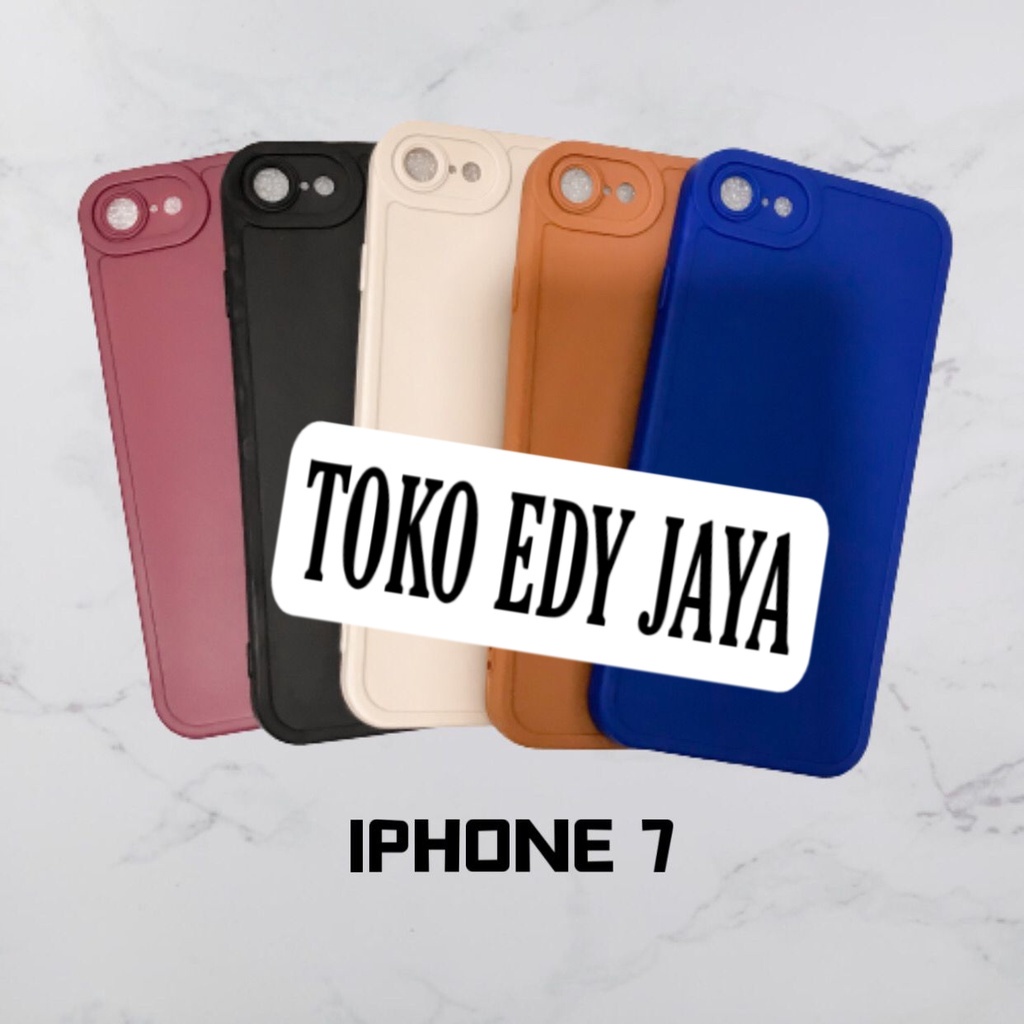 SOFTCASE PRO CAMERA IPHONE 7 IPHONE 8 CANDY CASE MACAROON