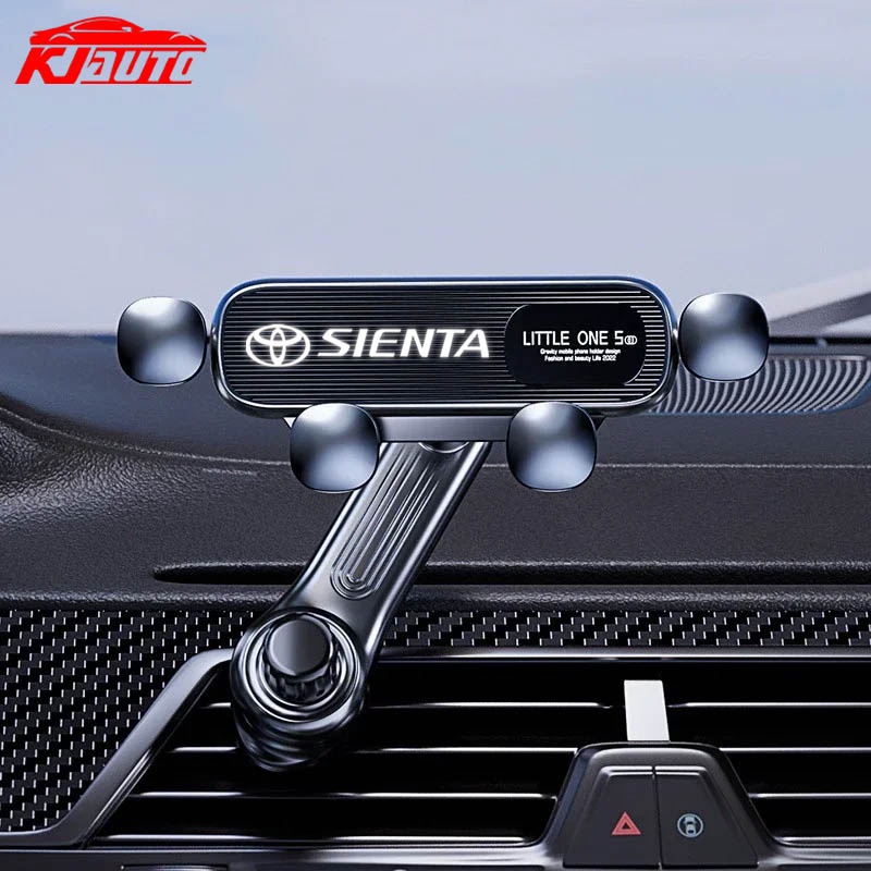 Toyota Sienta ช่องแอร์รถยนต์ ที่วางโทรศัพท์มือถือในรถยนต์ ช่องแอร์รถยนต์ 360 ° ขาตั้งหมุนได้ อุปกรณ์เสริม สําหรับ Sienta G2 XP170 G3 XP210 2015-2023 GR