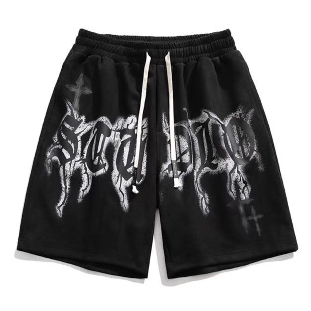 กางเกงขาสั้นลําลอง Boys Street Wear ins หลวมสบายๆอินเทรนด์สวมใส่ด้านนอกกางเกงกลาง All-Match เวอร์ชั่นเกาหลี Five @