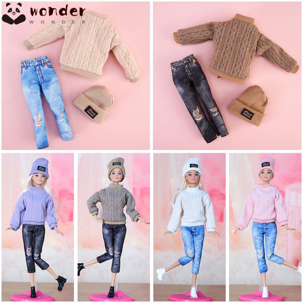 Wonder ชุดกางเกงลําลอง แฟชั่น สําหรับตุ๊กตา 1 ชุด