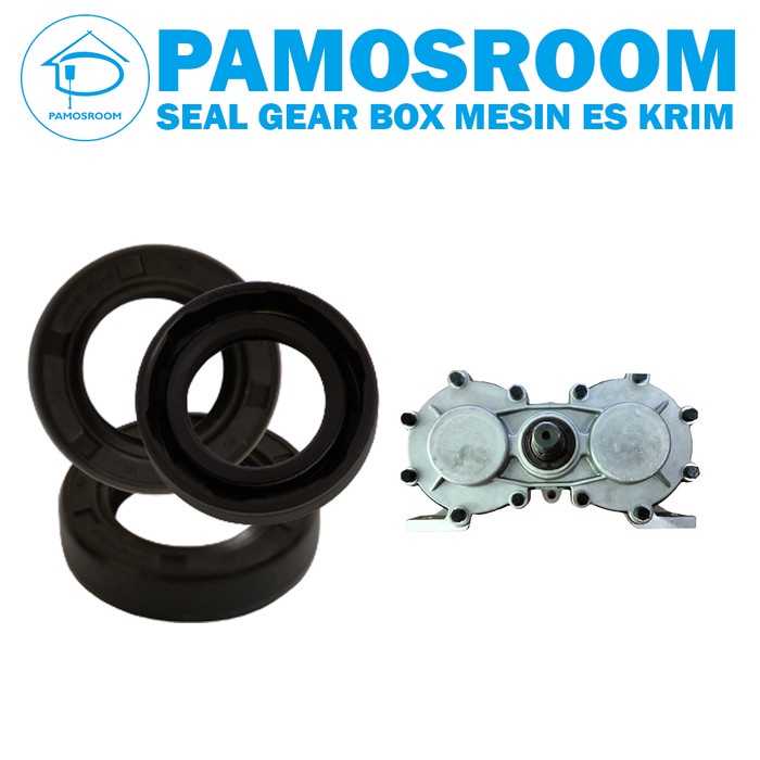 MESIN Pamosroom Seal Gear Box เครื่องไอศกรีมขนาดเล็ก 818T และ 818F ซีลยาง