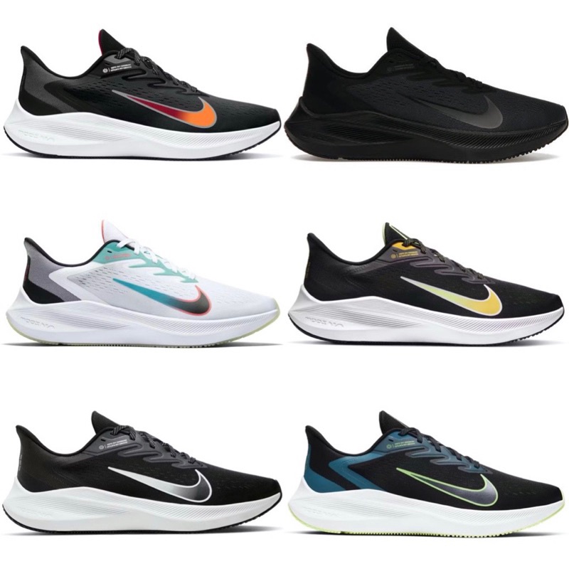 Nike Zoom Winflo 7 (size40-45) มี6สี รองเท้าวิ่งผู้ชาย ผ้าใบผู้ชาย ออกกำลังกาย