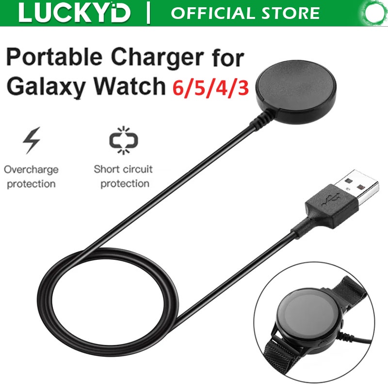 สายชาร์จ USB สากล สําหรับ Samsung Galaxy Watch 6 5 5 Pro 4 3 Active2 แท่นชาร์จนาฬิกา สําหรับ Samsung Watch ชาร์จแม่เหล็ก