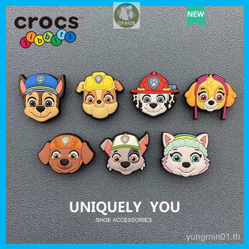 Crocs Jibbitz ชุดอุปกรณ์เสริมคลิปหนีบรองเท้า PAW Patrol Hole DIY