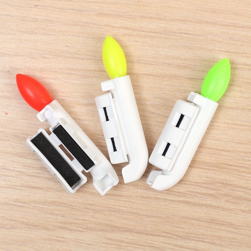 Always On ไฟเตือนติดคันเบ็ดตกปลา LED CR425 ถอดออกได้ ใช้แบตเตอรี่