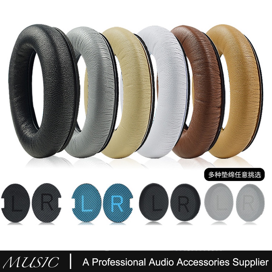 แผ่นครอบหูฟัง หนังแกะ แบบเปลี่ยน สําหรับ Bose Quiet Comfort QC45 35 II QC35 QC35ii QC15 QC25 QC2 AE2