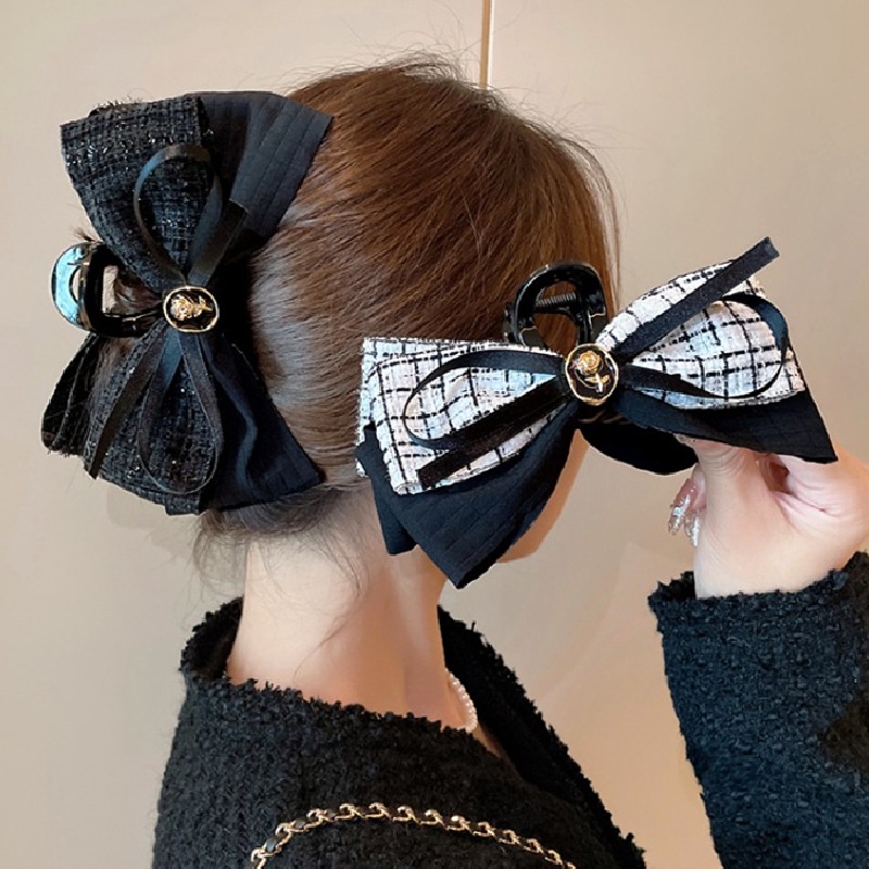 2023 Tulip Hair Grab High-End Bow Grab Clip Classy Shark Clip