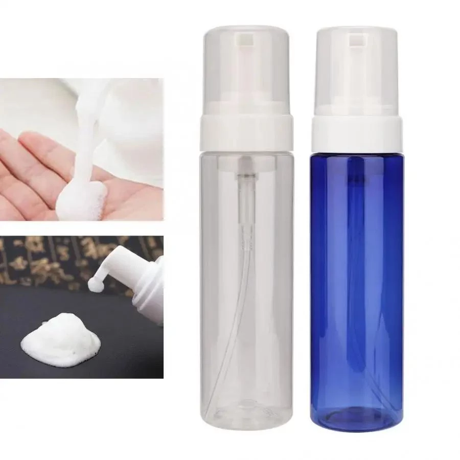 Cyanophyta ขวดพลาสติกใส สําหรับใส่สบู่เหลว มูส น้ําหอม 200 มล.