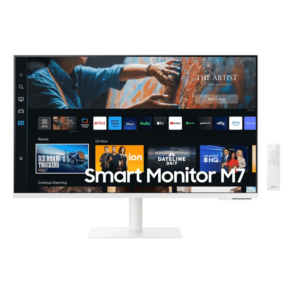 Samsung Smart M7 32" (LS32CM701UEXXT) Warm White 4K HDR10 Smart Monitor รับประกัน 3ปี ศูนย์ไทย