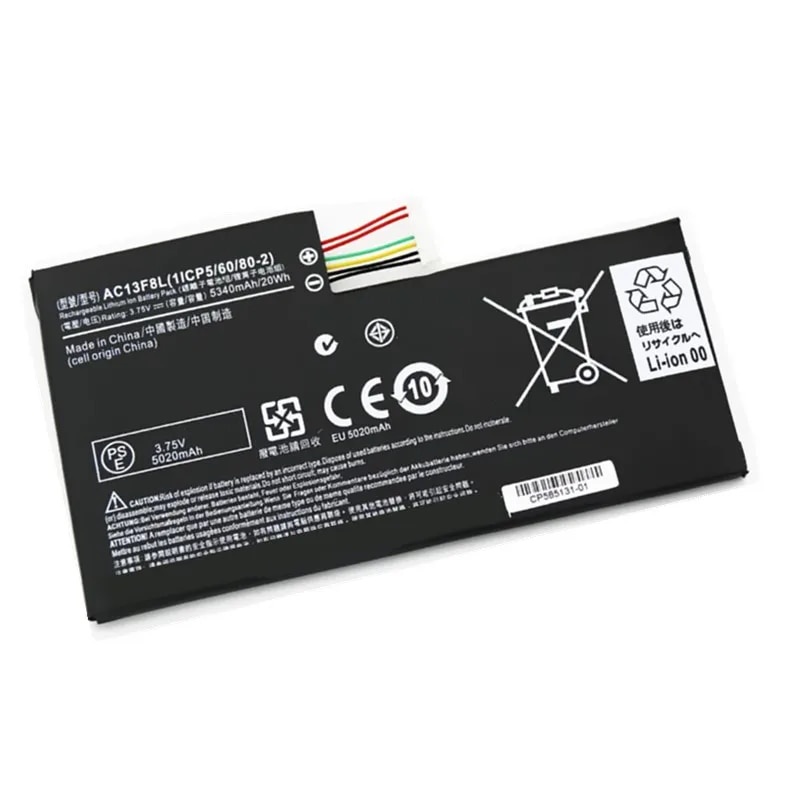 NEW  AC13F8L  3.75V 20Wh AC13F3L Laptop Battery For ACER Iconia Tab W4 A1-810 A1-811 A1-A810 W4-820 