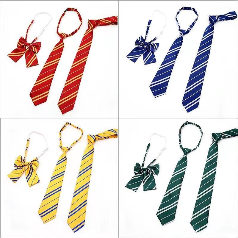 ผูกฟรีขี้เกียจสบาย ๆ หูกระต่าย เทรนด์ผูกกริฟฟินดอร์สลิธีริน