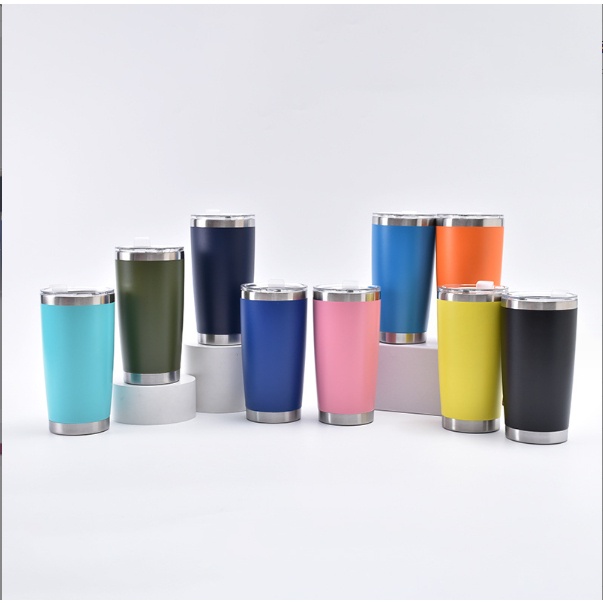 Helloshop ปลีก/ส่ง แก้วน้ําเยติ กระบอกน้ำสแตนเลส เก็บความเย็น 20OZ