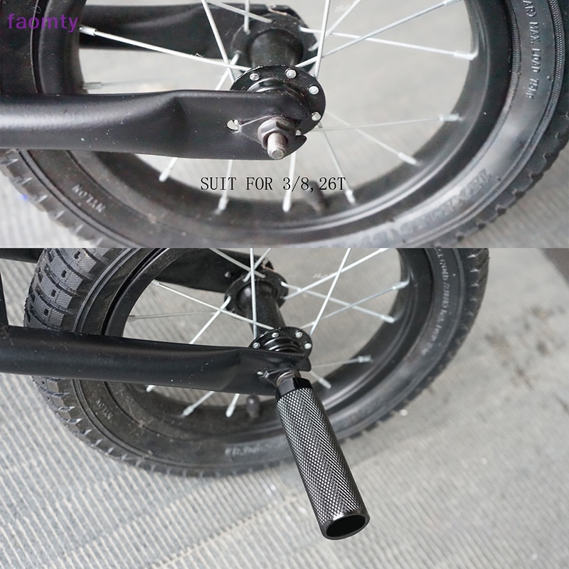 Faomty ที่พักเท้า โลหะผสม กันลื่น อุปกรณ์เสริม สําหรับจักรยาน BMX 3 8 นิ้ว 1 ชิ้น