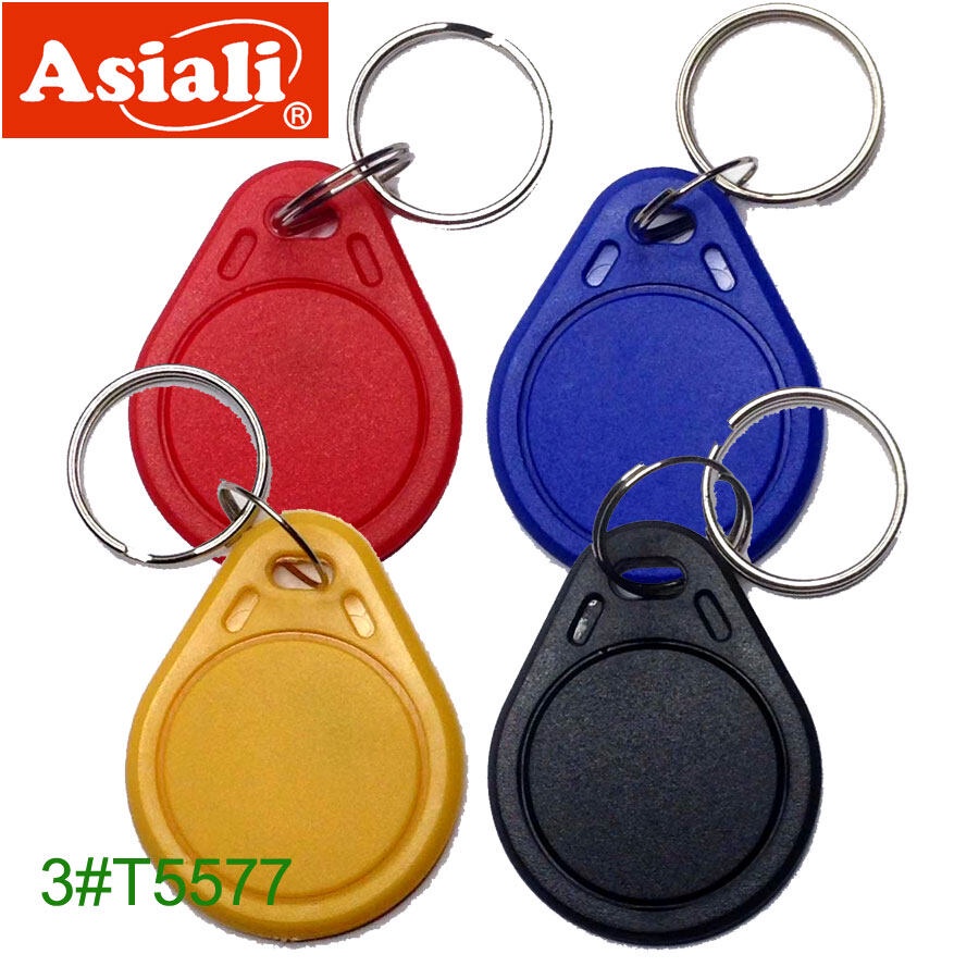 25 ชิ้น 3# คีย์การ์ดที่เขียนซ้ำได้ T5577 RFID ID 125 กิโลเฮิร์ตซ์ สำหรับนักเขียน RFID (25 Pack)