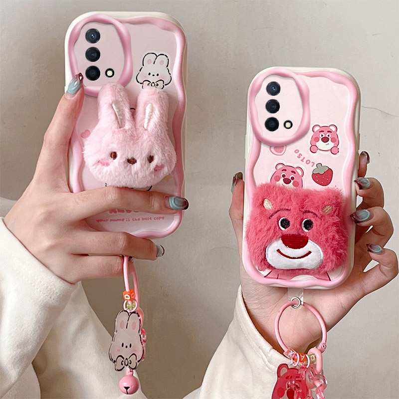 เคส oppo a95 /a74 เคสโทรศัพท์มือถือ ผ้ากํามะหยี่ขนนิ่ม ลาย bts น่ารัก สําหรับ oppo a95 /a74