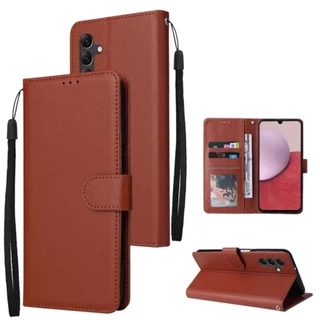 เคสฝาพับมีช่องเก็บบัตร มีตัวล็อดฝาปิด สำหรับSAMSUNG A12/M12/A02S/A22 4G/A22 5G/A03/A03S/A10S(BOSS)