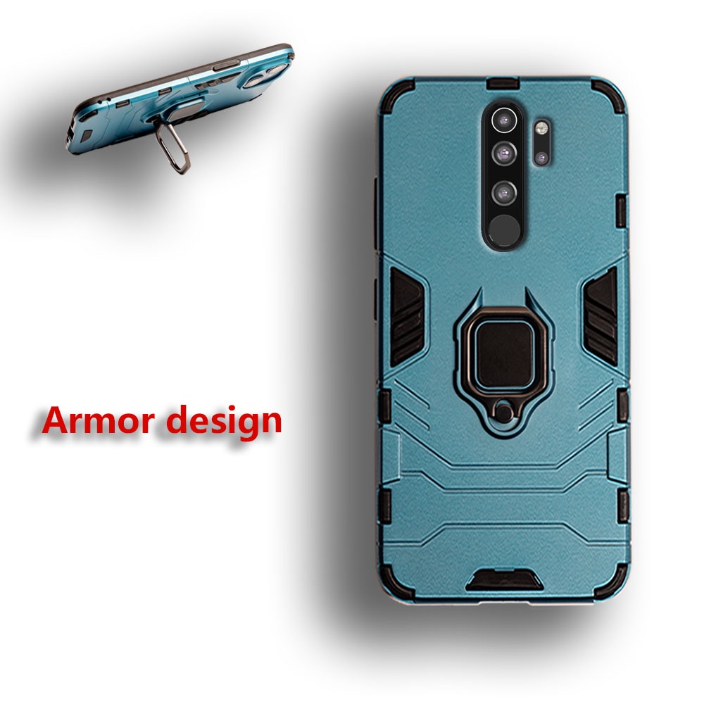 Xiaomi Redmi Note 8 Pro 2015105 M1906g7i M1906G7G เคสโทรศัพท์ กันกระแทก พร้อมแหวนแม่เหล็ก สําหรับทหา