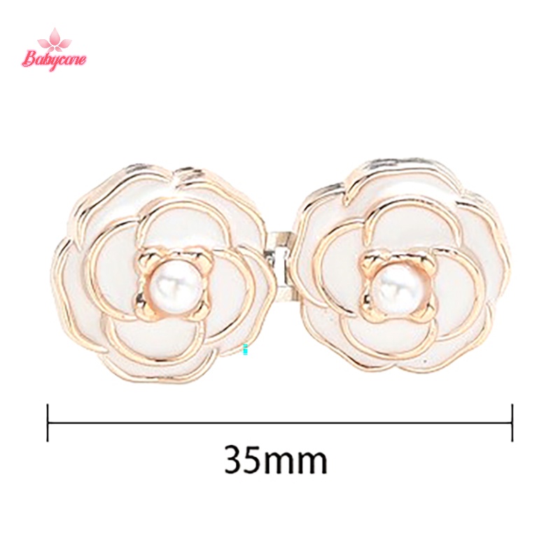 Byce> 1 ชิ้น มุก ดอกคามิเลีย รัดรูป เอว กระดุม พิน กางเกงยีน เอว หัวเข็มขัด แฟชั่น ถอดออกได้ หมุดกระดุมยีน สําหรับผู้หญิง กระโปรง กางเกงใหม่ - รูปที่ 7