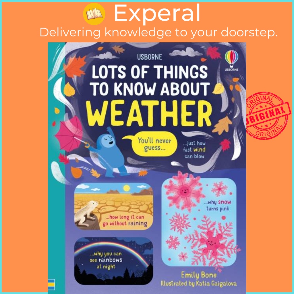 สิ่งมากมายที่จะรู้เกี่ยวกับสภาพอากาศ โดย Ekatrina Gaigalovia (ฉบับสหราชอาณาจักร ปกแข็ง)