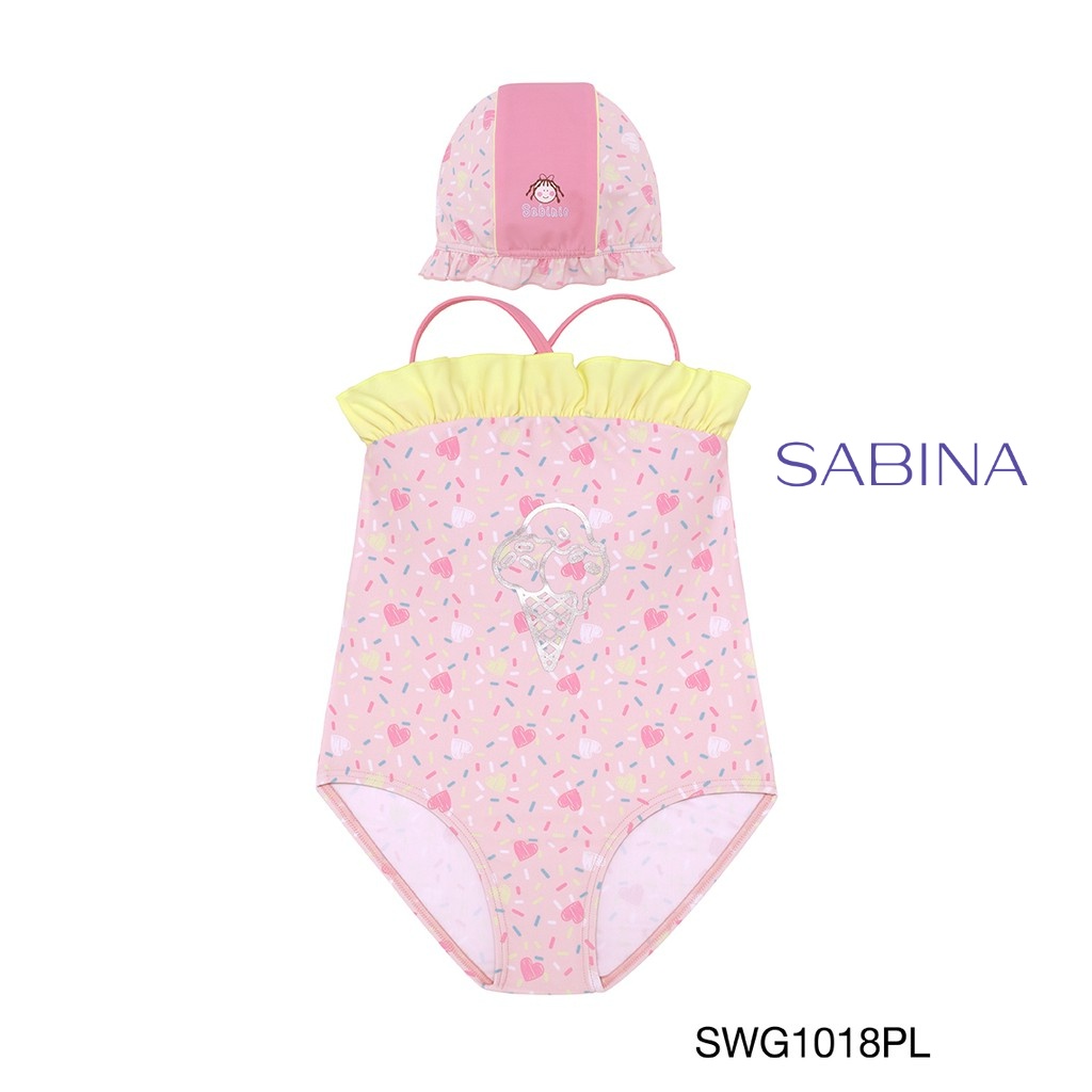 Sabina ชุดว่ายน้ำเด็ก รุ่น Sabinie Swimwear รหัส SWG1018PL สีชมพู