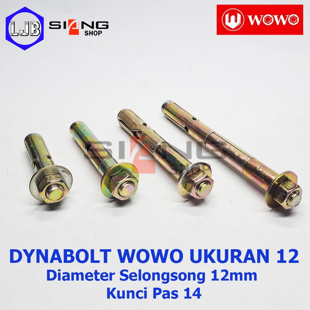 ต่อกล่อง Dynabolt WOWO ขนาด 12
