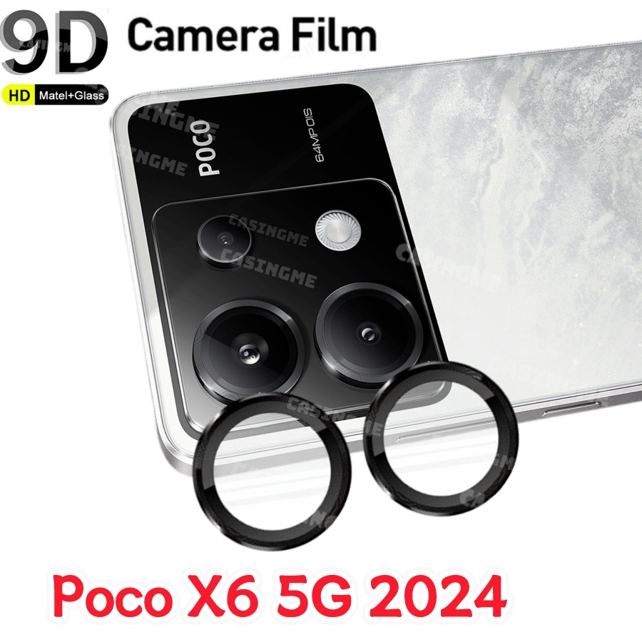 Poco X6 5G 2024 ตัวป้องกันเลนส์กล้อง แหวนโลหะ สําหรับ Poco X6 PocoX6 M6 Pro X6Pro PocoX6Pro X6Poco X