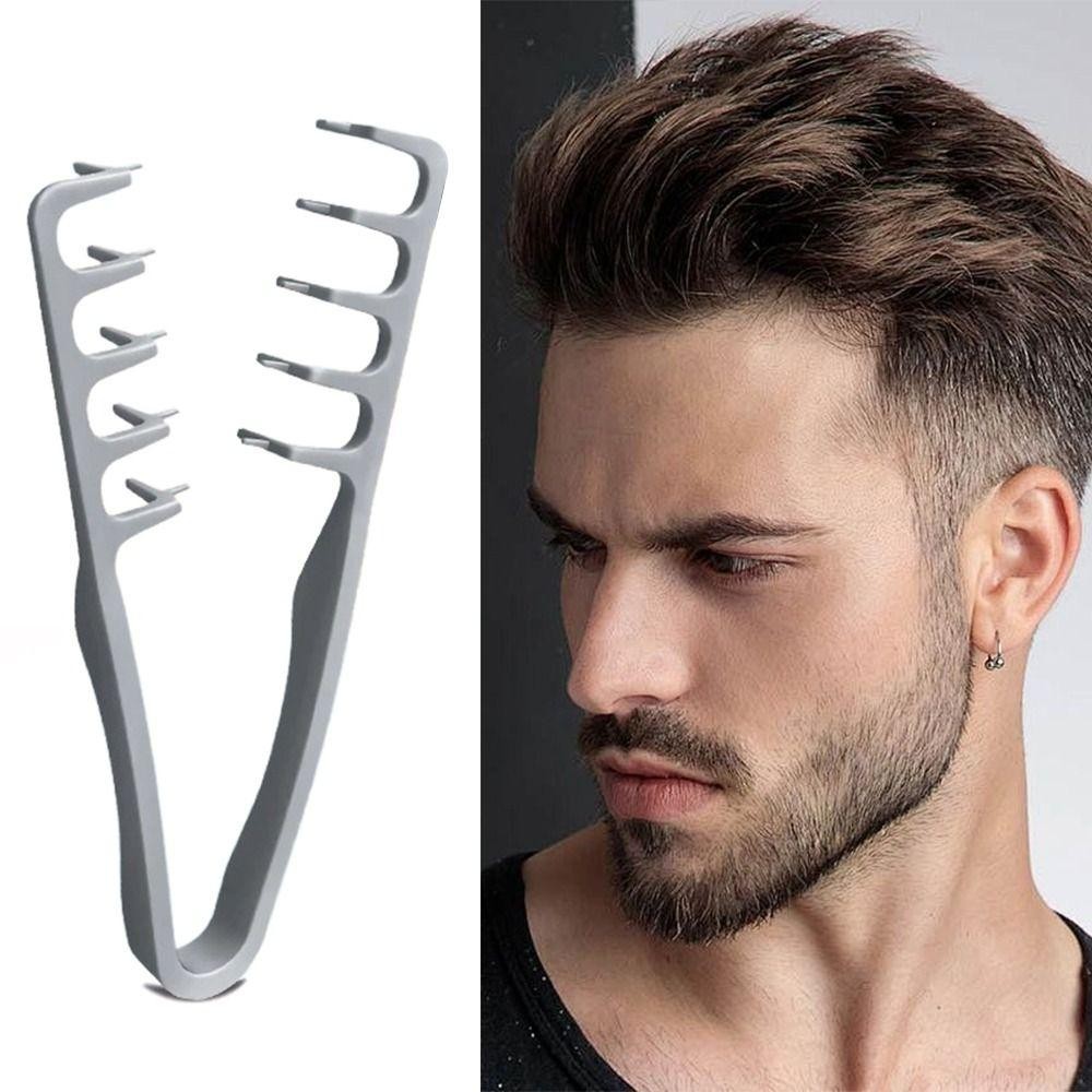 ฉันเสียใจ จัดแต่งทรงผมปุยรากหวีทําความสะอาดง่ายน้ําหนักเบาหวีผมของขวัญสร้างสรรค์เครื่องมือดูแลเส้นผมแบบพกพาร้านจัดแต่งทรงผมหวี - รูปที่ 7