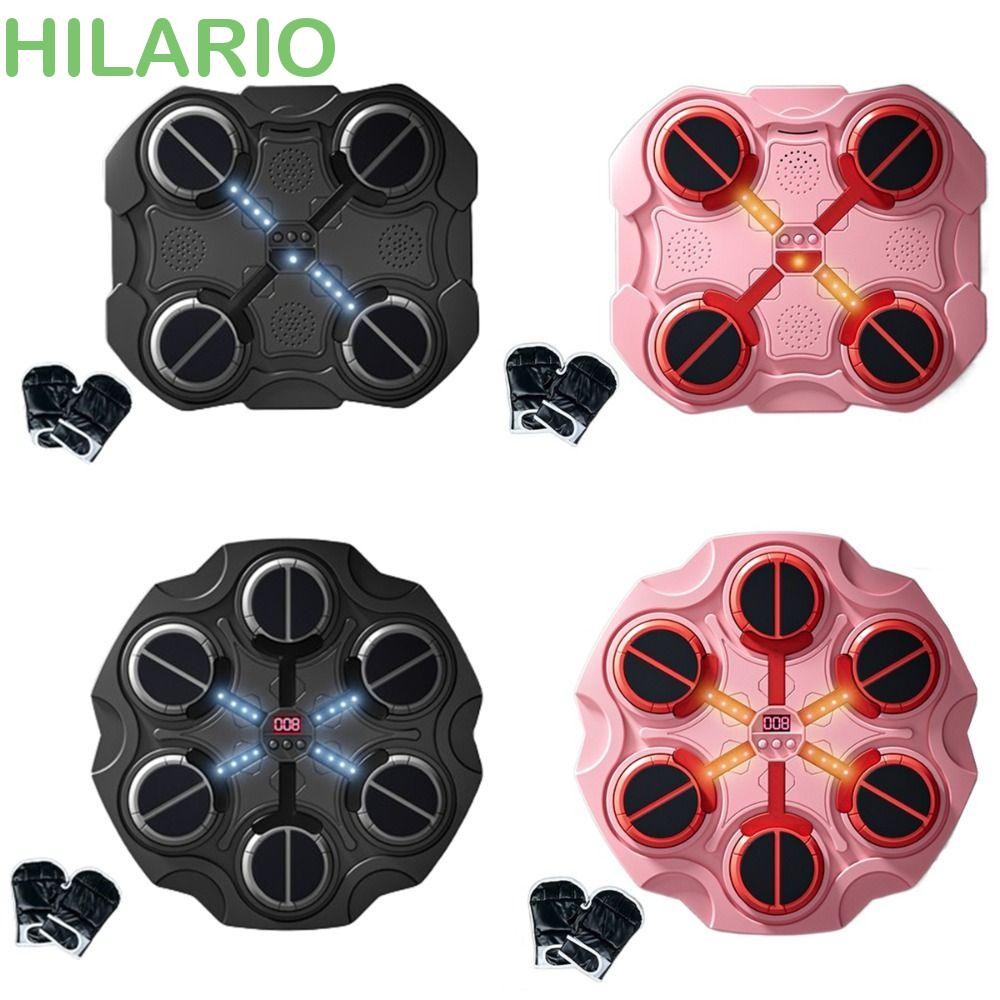 Hilario Smart Music Boxing|ติดผนังหนามวยผนังเป้าหมาย,กระสอบทรายลดเสียงรบกวนไม่มีการเจาะการติดตั้งปรับระดับเสียงมวยเป้าหมายอิเล็กทรอนิกส์ /เด็ก