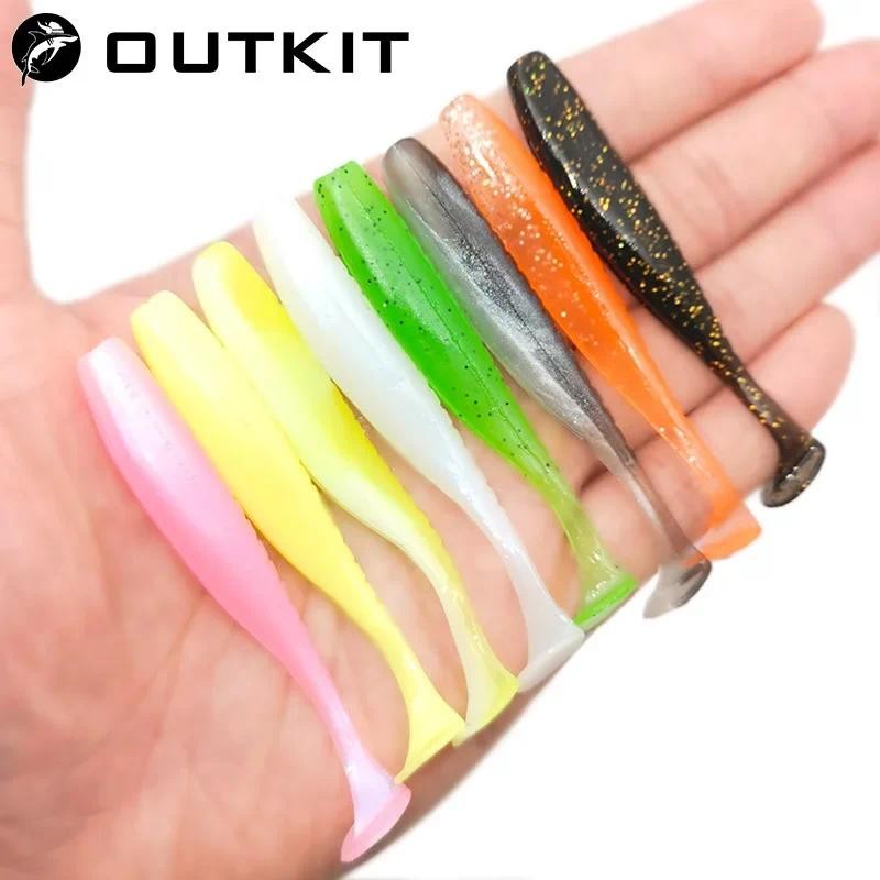 Outkit ใหม่ 20 ชิ้น/ล็อตเหยื่อตกปลา Wobblers ปลาคาร์พตกปลา Soft Lures ซิลิโคนเหยื่อประดิษฐ์ตกปลาสินค้าล่อสําหรับตกปลา