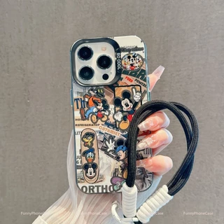 เข้ากันได้ เคสไอโฟน11เคสไอโฟน13 iPhone15PRO MAX เคสไอโฟน16 PRO MAX เคสโทรศัพท์ที่สวยงาม RLTH746CYK-G