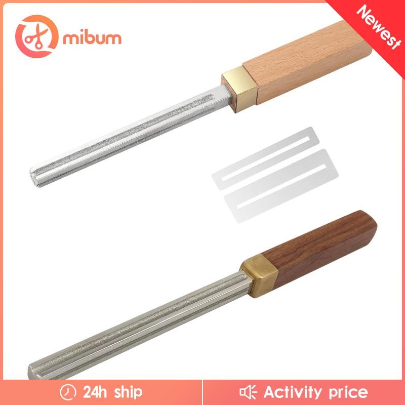 [Mibum] Guitar Fret Crowning Edges File Luthier Leveling Tool สําหรับกีตาร์ไฟฟ้า