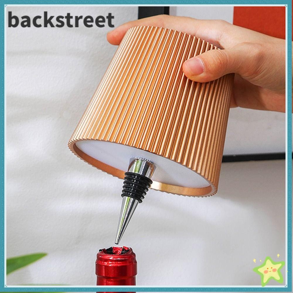 Backstage Bottle Lamp, Breathing Light Mode Type-C Interface Wine Bottle Lights, Portable Reading Sm