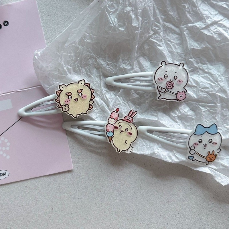 กิ๊บติดผมเครื่องประดับผม chikawa bb คลิป chikawa คลิปหน้าม้าน่ารักหวานสาวหัวใจการ์ตูนทุกคู่