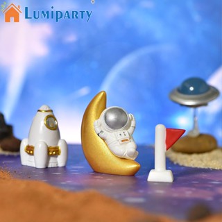 Lumiparty ฟิกเกอร์เรซิ่น รูปการ์ตูนนักบินอวกาศ สําหรับตกแต่งบ้าน