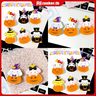 【จัดส่ง】แต่งตัวฮาโลวีนKt Catกิ๊บติดผมตลกด้านข้างหัวฟักทองหมวกวิเศษคลิปด้านข้างSanrio Hair Cardกิ๊บติดผมWord