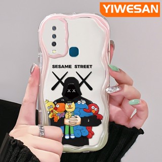 เคสโทรศัพท์มือถือแบบนิ่ม ใส กันกระแทก ลายการ์ตูน Sesame Street สําหรับ VIVO Y12 Y15 Y17 Y12i Y3 Y3s 2020