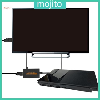 Mojito อะแดปเตอร์แปลงวิดีโอ 1080P รองรับโหมดแสดงผล PS2 480i 576 480p HDTV สายเคเบิลความละเอียดสูง