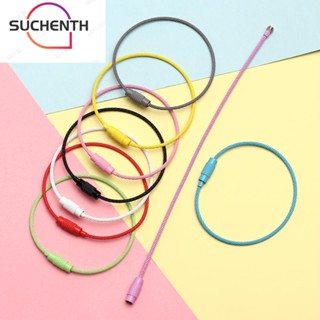 Suchenth 10 ชิ้น 1.5 * 150 มม. พวงกุญแจเชือกแขวนเครื่องมือแท็กกระเป๋าเดินทางกลางแจ้ง แคมป์ปิ้ง สายเคเบิล