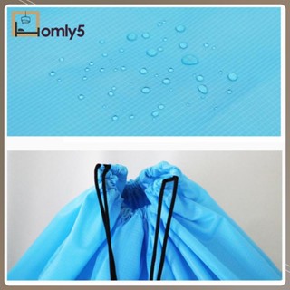 [Homyl5] กระเป๋าหูรูด กันน้ํา จุของได้เยอะ สีฟ้า ขนาด 50x70 ซม.