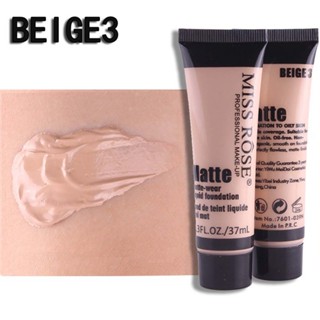 Miss Rose Matte Face Liquid Foundation Cream Concealer Primer Waterproof UK