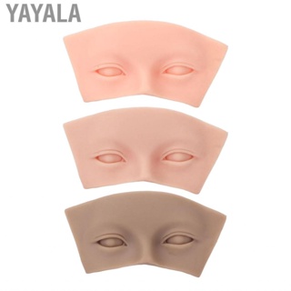 Yayala 3D Makeup Practice Face Silicone Board Soft Elastic for Training