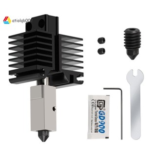 Hotend ชุดหัวฉีดฮีตเตอร์ ทองแดง เหล็กชุบ สีดํา อุปกรณ์เสริม สําหรับอัพเกรดเครื่องพิมพ์ 3D Bambu Lab X1 Carbon Combo P1P 500C