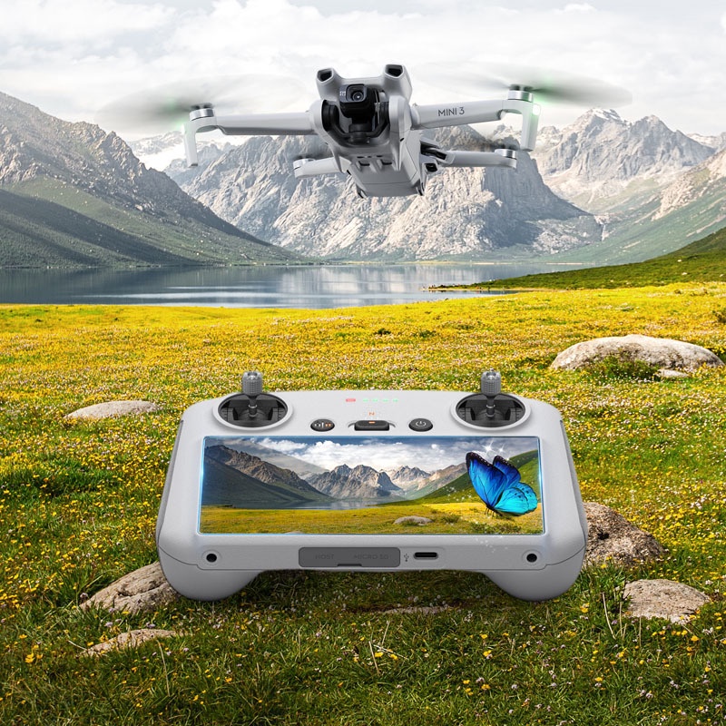 Startrc เหมาะสําหรับ DJI Air 3S/Mini 4 pro/Air 3 RC 2 พร้อมหน้าจอรีโมทคอนโทรลป้องกันการระเบิดฟิล์มนิรภัยฟิล์มป้องกันอุปกรณ์เสริม