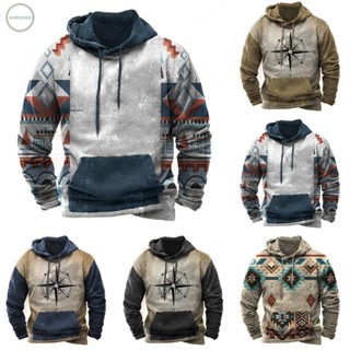 GORGEOUS~Men Graphics Pullover Hoodies Hooded Sweatshirts Long Sleeve Activewear Tops