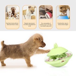 H.T.B.T Pet Treat Dispensing Ball Bite Resistant Interactive 360 ​​Degree Rotation Slow Feeder Puzzle ของเล่นสำหรับสัตว์เลี้ยงสุนัขแมว